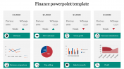 A eight noded finance powerpoint template